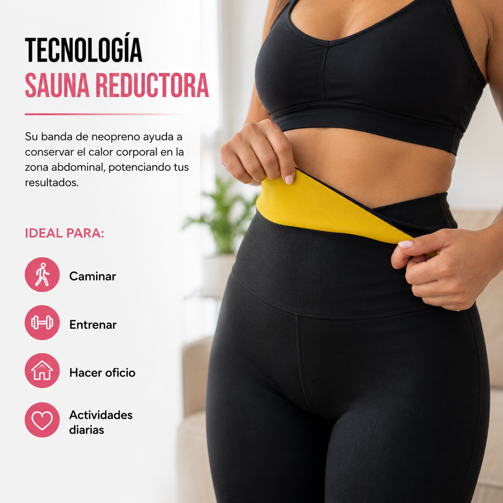 Leggings Sauna MoldeaCintura