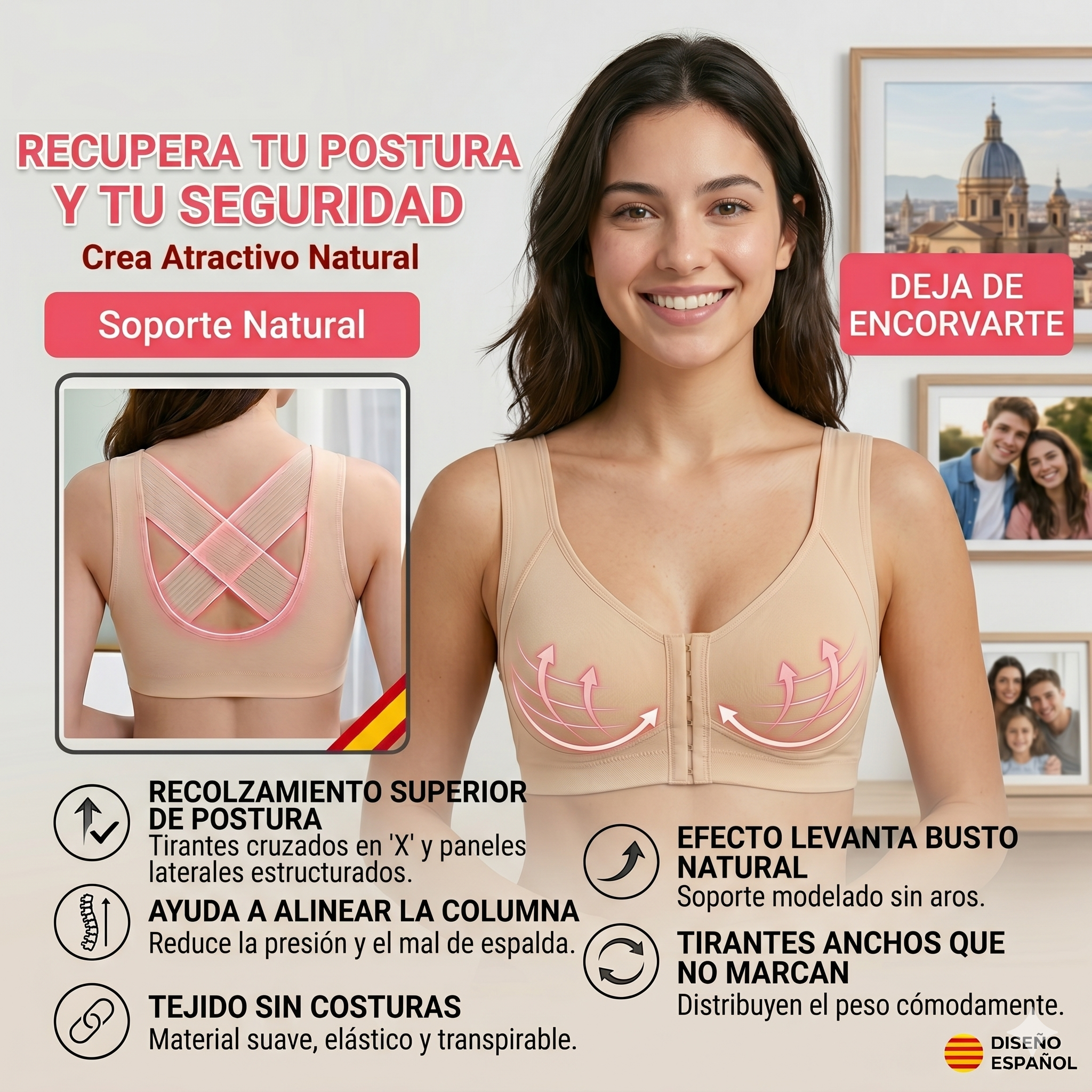 Brasier Corrector De Postura