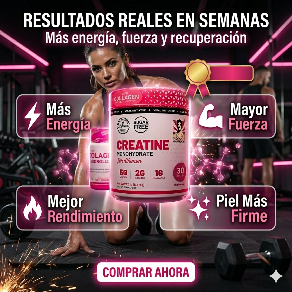 Creatina Mujer Colageno