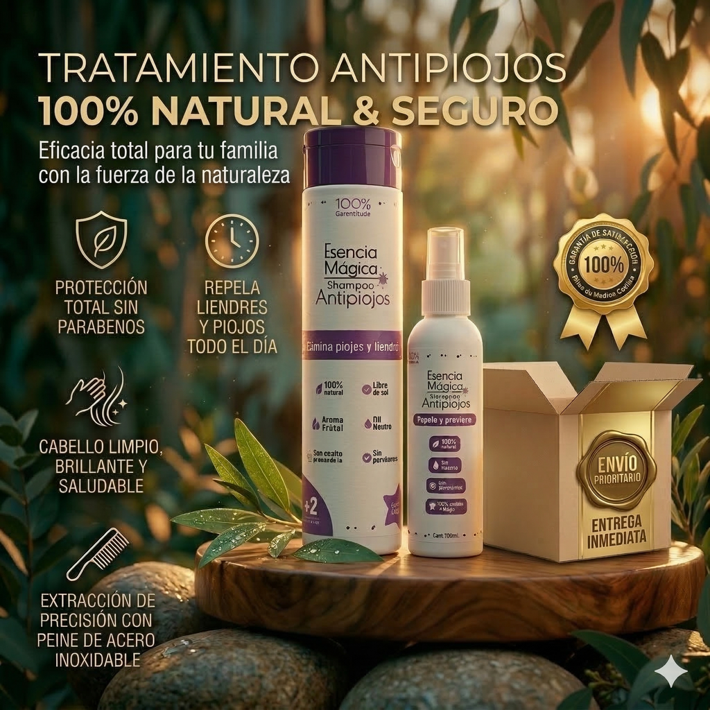 Tratamiento Esencia Magica piojos