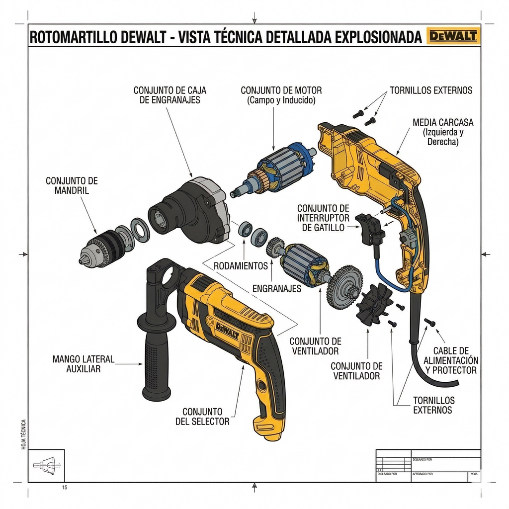 Combo Taladro + Pulidora DeWALT