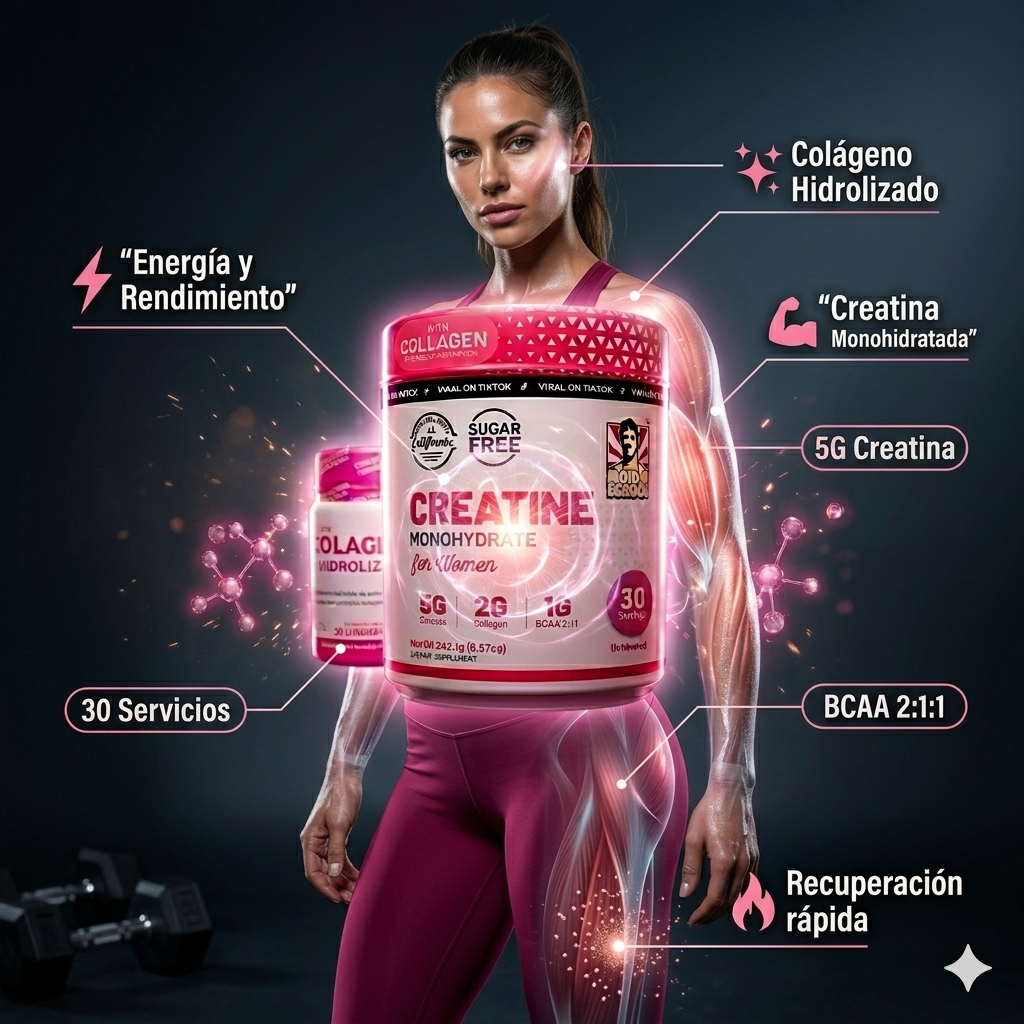 Creatina Mujer Colageno